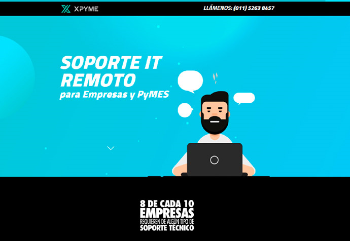 IT Suppor Services - X Pyme's Unbounce Landing Page